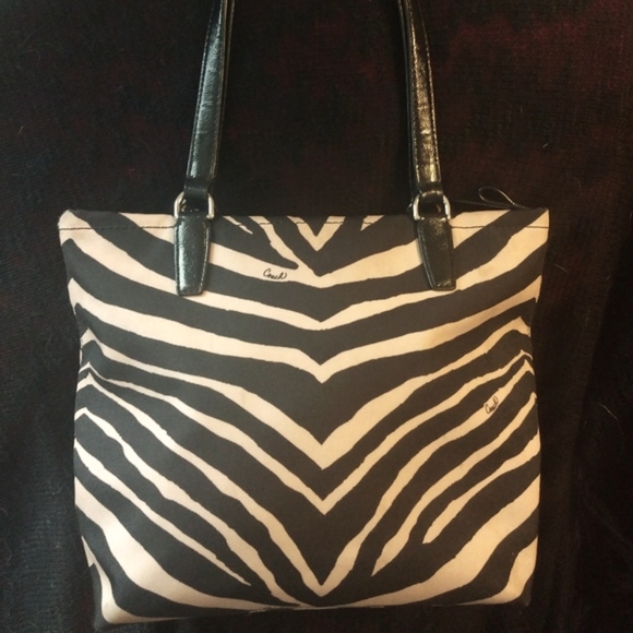 COPY - Coach zebra print handbag - Picture 3 of 8